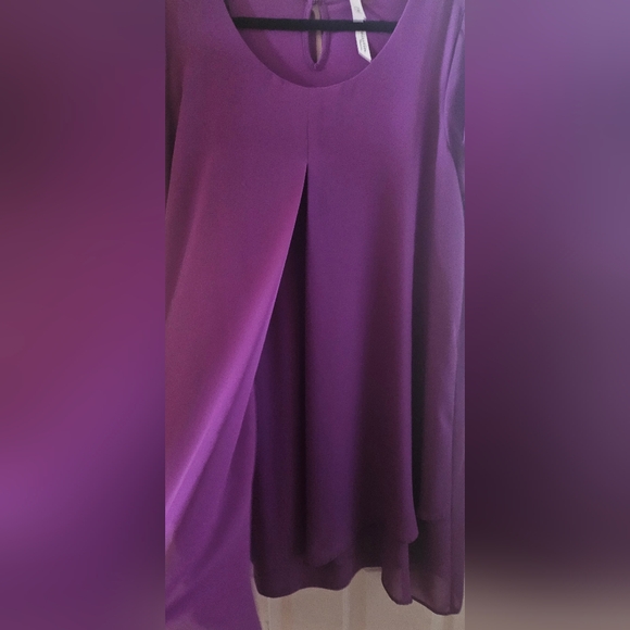 NY Collection Chiffon Layered Dress - Picture 2 of 6